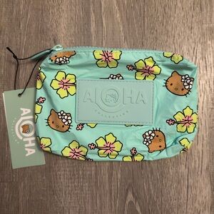 ALOHA Collection x Hello Kitty Mini Pouch Hibiscus Kitty Tan/Splash